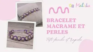 Miniature : [DIY Bracelet] Tutoriel bracelet facile macramé et perles