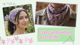 Miniature : [DIY Crochet] Comment faire un bandana au crochet - Tuto crochet simple et rapide