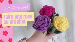 Miniature : [DIY crochet] Comment faire une rose au crochet ? Fleur au crochet - Idée cadeau crochet