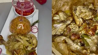 Miniature : CHOUKOUYA  DE POULET ACCOMPAGNÉ DE  BOULGUR