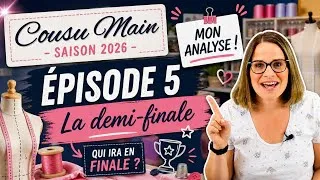 Miniature : Je réagis au 5ème épisode - La Demi FINALE - de Cousu Main 2026 / By PopO