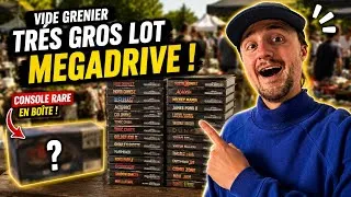 Miniature : MON PLUS GROS LOT MEGADRIVE EN VIDE GRENIER & UNE CONSOLE EN BOÎTE !