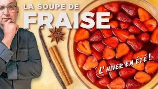 Miniature : Soupe de FRAISES au vin rouge : le DESSERT FRAIS de l'été !