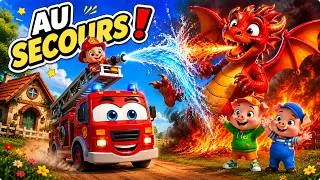 Miniature : Chanson du Pompier et du Dragon 🚒🔥 — Comptine des 3 Petits Cochons | Chanson pour Enfants