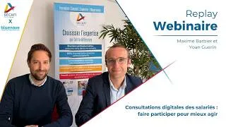 Miniature : Replay webinaire SECAFI du 11 juin - Consultations digitales des salariés