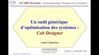 Miniature : Un outil générique d’optimisation des systèmes