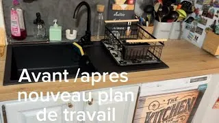 Miniature : Deux jours pour tout changer : adieu béton ciré, bonjour chêne et grand évier noir ✨