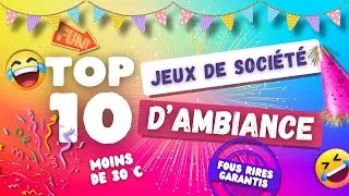 Miniature : TOP 10 Meilleurs JEUX DE SOCIÉTÉ D'AMBIANCE 2025 | Rires et Défis pour des Soirées Inoubliables !