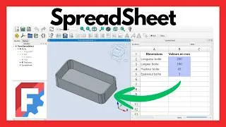 Miniature : Comment Piloter les Dimensions d'un Modèle FreeCAD avec Spreasheet