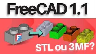 Miniature : Bien Débuter avec FreeCAD 1.1 - Export STL et 3MF pour Impression 3D