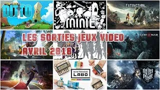 Miniature : LES SORTIES JEUX VIDEO | AVRIL 2018 | En 2 minutes