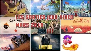 Miniature : LES SORTIES JEUX VIDEO | MARS 2018 | En moins de 2 minutes