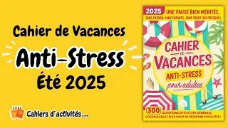 Miniature : Cahier De Vacances Anti-Stress pour Adultes - Jeux Culture Générale Détente