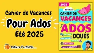Miniature : Cahier De Vacances Pour Ados Doués : Impossible de s’ennuyer cet été !
