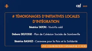Miniature : Podcasts du CAI - "Duos thématiques : "Témoignages de trois initiatives locales d'intégration"