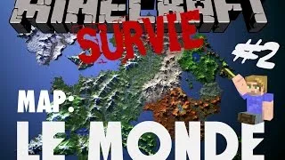 Miniature : Le Monde Ep.2 - Prendre une race pour du diamant ! - Map Survie Minecraft