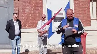 Miniature : 1er mai à Hénin-Beaumont - Discours de Djelloul Khéris, syndicaliste Sud CT