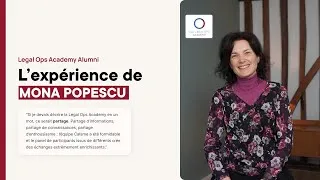 Miniature : ✨ L'expérience de Mona Popescu au sein de la Legal Ops Academy