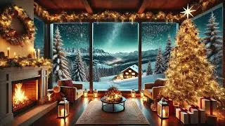 Miniature : Smooth Christmas Jazz in a Winter Cabin ❄️🎄 | Cozy Ambiance🎹   Noël