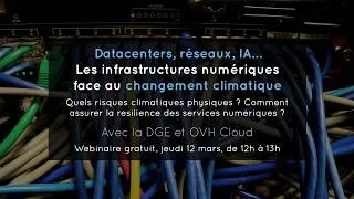 Miniature : 👩‍💻 Datacenters vs climat : Risques et solutions pour l'adaptation des infrastructures numériques