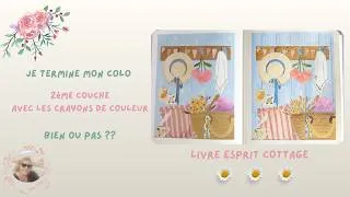 Miniature : Crayons de couleur sur les pastels secs aquarellés ? Plutôt pas mal  !✨😉