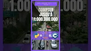 Miniature : Qui est le plus rapide Java vs C++ vs Python (compter jusqu'à un milliard)