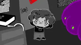 Miniature : Un jeune troll se tient dans sa chambre // Homestuck #18