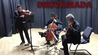 Miniature : Desvairada. Choro de Anìbal Augusto Sardinha (Garoto). Arrangement pour alto, violoncelle et guitare