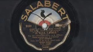 Miniature : Jean Sorbier - Je veux t'aimer / Nur um dich zu lieben, möcht' ich ewig leben - 1933