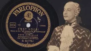 Miniature : René Marjolle - C'est vous - 1931