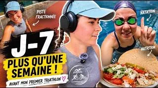 Miniature : DERNIERE SEMAINE AVANT MON PREMIER TRIATHLON M : FRACTIONNÉ, NATATION, NUTRITION