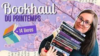 Miniature : BOOKHAUL du printemps 🌸 | +14 nouveaux livres