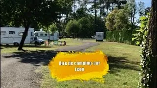 Miniature : On a testé l'aire de camping-car de Léon (Landes 40)