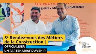 Miniature : Signature d'une convention entre le Campus Construction et Bouygues Construction
