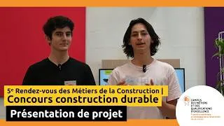 Miniature : Concours Construction durable : des étudiants imaginent un bâtiment bioclimatique