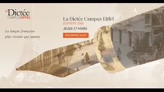 Miniature : Dictée Campus Eiffel 2016