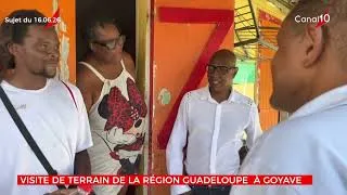 Miniature : Visite de terrain de la région Guadeloupe à Goyave
