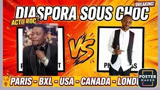 Miniature :  PARIS - BRUXELLES - USA : Vincent poursuit GOSS DIKAMBALA, la diaspora sous le choc !