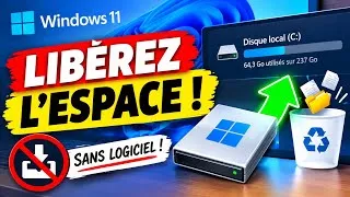 Miniature : Windows 11 : Libérez de l’espace SANS logiciel !