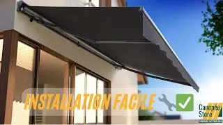 Miniature : Installation Facile du Store Banne Manuel Semi Coffre Canopée - Guide Complet