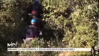 Miniature : Via ferrata ACROROC (filmé pour l'émission "midi en France")