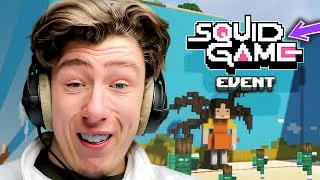 Miniature : 100 STREAMERS dans Squid Game RP Minecraft… QUI SURVIVRA ?