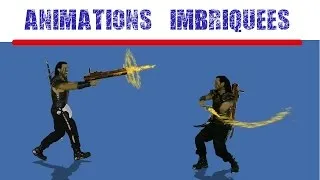 Miniature : #5) Création d'un jeu vidéo 2d - Imbriquer plusieurs animations dans Anima