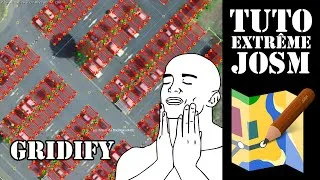 Miniature : JOSM - Greffon Gridify ou comment tracer des places de parking hyper vite