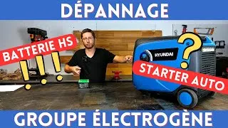 Miniature : Comment DÉMARRER un GROUPE électrogène avec BATTERIE HS ou vide ? ( HYUNDAI HG4500i ) - Capitools