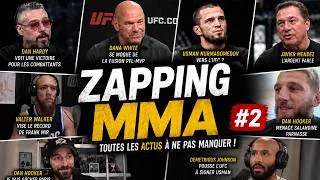 Miniature : 😂 Dana White DÉTRUIT la fusion PFL–MVP, Dan Hooker MENACE Parnasse 😳 | Zapping MMA 2