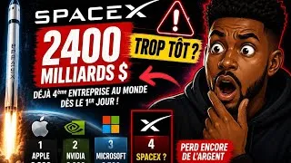 Miniature : Pourquoi je n'achète PAS SpaceX malgré -30% depuis le pic 🚨