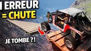 Miniature : 🚗 La route la plus dangereuse du monde sur BeamNG Drive… au-dessus du vide !
