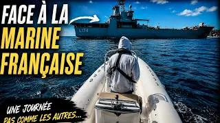 Miniature : FACE À FACE AVEC DEUX BATIMENTS DE LA MARINE FRANÇAISE. 🦈