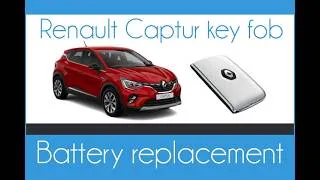 Miniature : Key fob battery replacement for Renault Captur II